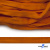 Шнур плетеный (плоский) d-12 мм, (уп.90+/-1м), 100% полиэстер, цв.267 - оранжевый - купить в Великих Луках. Цена: 8.62 руб.