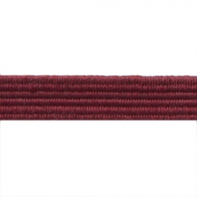 Резиновые нити с текстильным покрытием, шир. 6 мм ( упак.30 м/уп), цв.- 88-бордо - купить в Великих Луках. Цена: 155.22 руб.