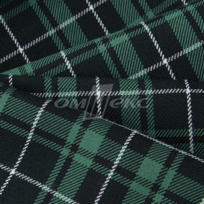Ткань костюмная Клетка 25577, т.зеленый/зеленый./ч/бел, 230 г/м2, шир.150 см - купить в Великих Луках. Цена 539.74 руб.