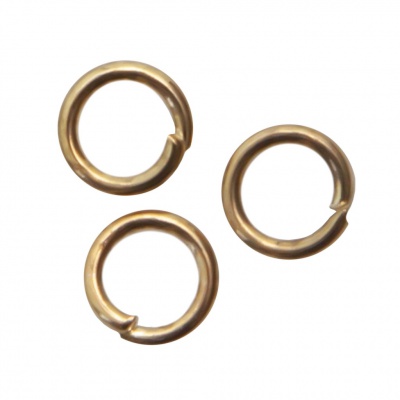 Кольцо  соединительное для бижутерии 4 мм, цв.-золото - купить в Великих Луках. Цена: 0.41 руб.