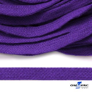 Шнур плетеный d-8 мм плоский цв 1030 фиолет (1)
