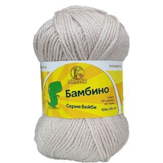 пряжа бамбино 075 св пудра
