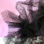 Евро-фатин горох, 100% полиэфир, 15 г/м2, 150 см. 16-167/черный - купить в Великих Луках. Цена 241.13 руб.