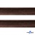 Кант атласный 074, шир. 12 мм (в упак. 65,8 м), цвет коричневый - купить в Великих Луках. Цена: 237.16 руб.