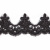 Сутажное кружево «Алансон»  на сетке (бисер) XDH3235, шир.60 мм, (уп. 9,14 м ), цв.-черный - купить в Великих Луках. Цена: 2 156.52 руб.