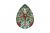 "Кабошоны" - заготовка для рукоделия акриловая фигурная 13 х 18мм - купить в Великих Луках. Цена: 7.32 руб.