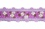 Тесьма декоративная 0385-6169, шир. 25 мм/уп. 22,8+/-1 м, цвет 01-фиолетовый - купить в Великих Луках. Цена: 387.43 руб.