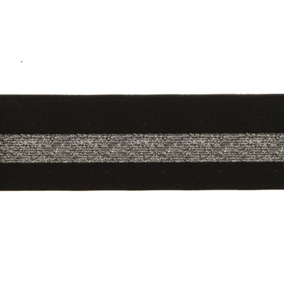 #2/6-Лента эластичная вязаная с рисунком шир.52 мм (45,7+/-0,5 м/бобина) - купить в Великих Луках. Цена: 69.33 руб.