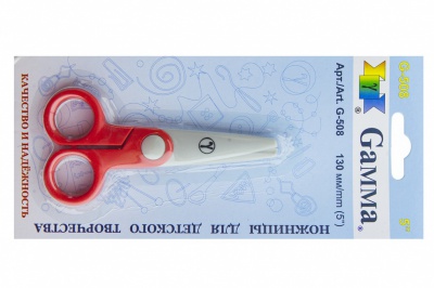 Ножницы G-508 детские 130 мм - купить в Великих Луках. Цена: 118.32 руб.