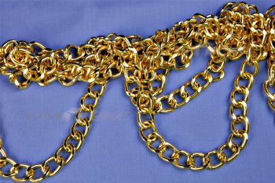 Цепь металл декоративная №11 (17*13) золото (10+/-1 м)  - купить в Великих Луках. Цена: 1 341.87 руб.