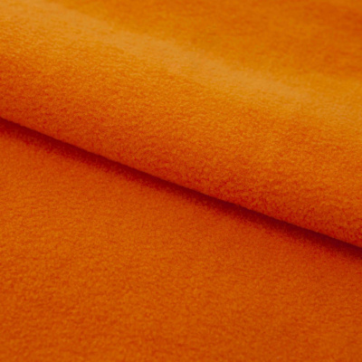 Флис DTY 16-1358, 250 г/м2, шир. 150 см, цвет оранжевый - купить в Великих Луках. Цена 640.46 руб.