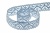 Тесьма кружевная 0621-1346А, шир. 13 мм/уп. 20+/-1 м, цвет 132-голубой - купить в Великих Луках. Цена: 569.26 руб.