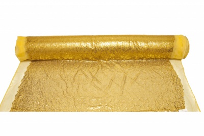 Сетка с пайетками №6, 188 гр/м2, шир.130см, цвет золото - купить в Великих Луках. Цена 371.02 руб.