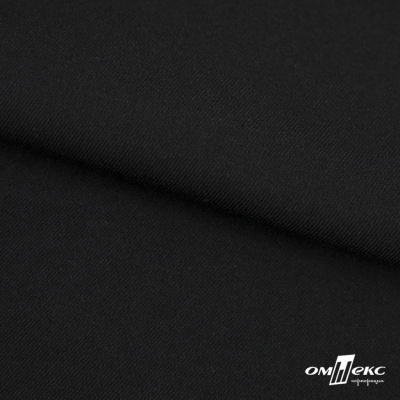 Ткань костюмная "Матте" 80% P, 16% R, 4% S, 170 г/м2, шир.150 см, цв-черный #1 - купить в Великих Луках. Цена 376.70 руб.