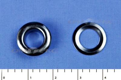 Люверсы металлические, блочка/кольцо, №5 (8 мм) упак.1000 шт- цв.никель - купить в Великих Луках. Цена: 392 руб.