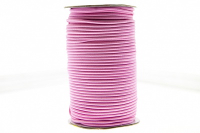 0370-1301-Шнур эластичный 3 мм, (уп.100+/-1м), цв.141- розовый - купить в Великих Луках. Цена: 464.31 руб.