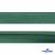 Косая бейка атласная "Омтекс" 15 мм х 132 м, цв. 056 темный зеленый - купить в Великих Луках. Цена: 225.81 руб.