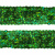 Тесьма с пайетками D4, шир. 20 мм/уп. 25+/-1 м, цвет зелёный - купить в Великих Луках. Цена: 778.19 руб.