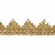 Тесьма металлизированная 0384-0240, шир. 40 мм/уп. 25+/-1 м, цвет золото - купить в Великих Луках. Цена: 490.74 руб.