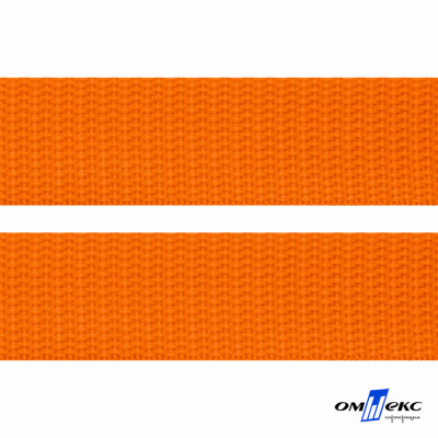 Оранжевый- цв.523 -Текстильная лента-стропа 550 гр/м2 ,100% пэ шир.40 мм (боб.50+/-1 м) - купить в Великих Луках. Цена: 637.68 руб.