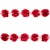 Тесьма плетеная "Рюш", упак. 9,14 м, цвет красный - купить в Великих Луках. Цена: 46.82 руб.