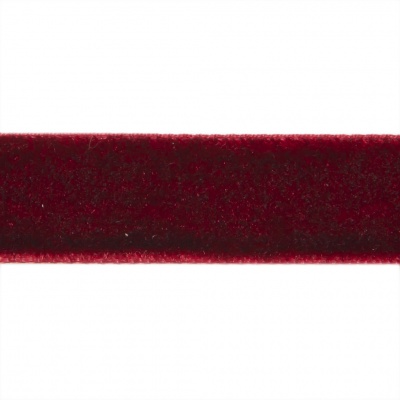 Лента бархатная нейлон, шир.12 мм, (упак. 45,7м), цв.240-бордо - купить в Великих Луках. Цена: 396 руб.