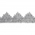 Тесьма металлизированная 0384-0240, шир. 40 мм/уп. 25+/-1 м, цвет серебро - купить в Великих Луках. Цена: 490.74 руб.