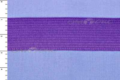 Окантовочная тесьма №0225, шир. 22 мм (в упак. 100 м), цвет фиолет - купить в Великих Луках. Цена: 271.60 руб.