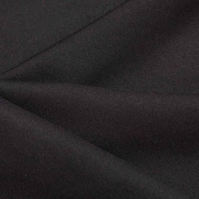 Ткань костюмная 21010 2044, 225 гр/м2, шир.150см, цвет черный - купить в Великих Луках. Цена 390.73 руб.