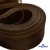 Регилиновая лента, шир.65мм, (уп.25 ярд), цв.- коричневый - купить в Великих Луках. Цена: 499.43 руб.