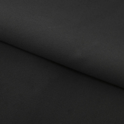 Костюмная ткань "Элис", 200 гр/м2, шир.150см, цвет чёрный - купить в Великих Луках. Цена 306.20 руб.