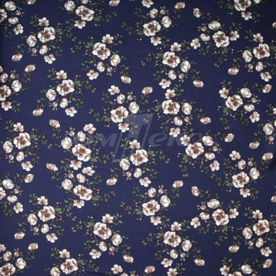 Плательная ткань "Фламенко" 3.2, 80 гр/м2, шир.150 см, принт растительный - купить в Великих Луках. Цена 239.03 руб.