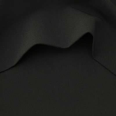 Костюмная ткань с вискозой "Меган", 210 гр/м2, шир.150см, цвет чёрный - купить в Великих Луках. Цена 378.55 руб.