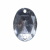 Стразы пришивные акриловые арт.#39/10 - "Кристал", 10х14 мм - купить в Великих Луках. Цена: 0.69 руб.