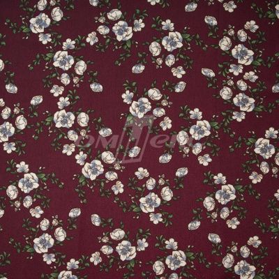 Плательная ткань "Фламенко" 3.3, 80 гр/м2, шир.150 см, принт растительный - купить в Великих Луках. Цена 317.46 руб.
