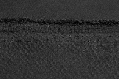 Костюмная ткань с вискозой "Флоренция", 195 гр/м2, шир.150см, цвет чёрный - купить в Великих Луках. Цена 502.24 руб.