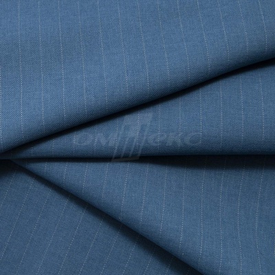 Костюмная ткань "Жаклин", 188 гр/м2, шир. 150 см, цвет серо-голубой - купить в Великих Луках. Цена 430.84 руб.