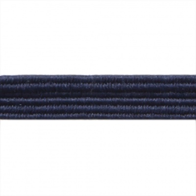 Резиновые нити с текстильным покрытием, шир. 6 мм ( упак.30 м/уп), цв.- 117-т.синий - купить в Великих Луках. Цена: 152.05 руб.