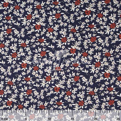 Плательная ткань "Фламенко" 7.2, 80 гр/м2, шир.150 см, принт растительный - купить в Великих Луках. Цена 239.03 руб.