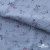 Ткань Муслин принт, 100% хлопок, 125 гр/м2, шир. 140 см, #2308 цв. 69 серо-голубой с цветком - купить в Великих Луках. Цена 413.11 руб.