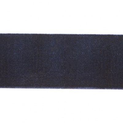 Лента бархатная нейлон, шир.25 мм, (упак. 45,7м), цв.180-т.синий - купить в Великих Луках. Цена: 800.84 руб.