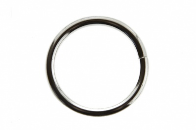 Кольцо металлическое d-32 мм, цв.-никель - купить в Великих Луках. Цена: 3.54 руб.