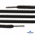 Шнурки #106-09, круглые 130 см, цв.чёрный - купить в Великих Луках. Цена: 21.92 руб.