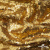Трикотажное полотно, Сетка с пайетками,188 гр/м2, шир.140 см, цв.-тем.золото (#51) - купить в Великих Луках. Цена 505.15 руб.