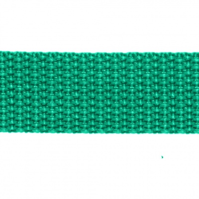 Стропа текстильная, шир. 25 мм (в нам. 50+/-1 ярд), цвет яр.зелёный - купить в Великих Луках. Цена: 397.52 руб.