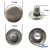 Кнопка металлическая "Альфа" с пружиной, 15 мм (уп. 720+/-20 шт), цвет никель - купить в Великих Луках. Цена: 1 466.73 руб.