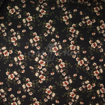 Плательная ткань "Фламенко" 3.1, 80 гр/м2, шир.150 см, принт растительный - купить в Великих Луках. Цена 239.03 руб.