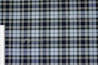 Ткань костюмная клетка Т7274 2004, 220 гр/м2, шир.150см, цвет т.синий/гол/бел - купить в Великих Луках. Цена 