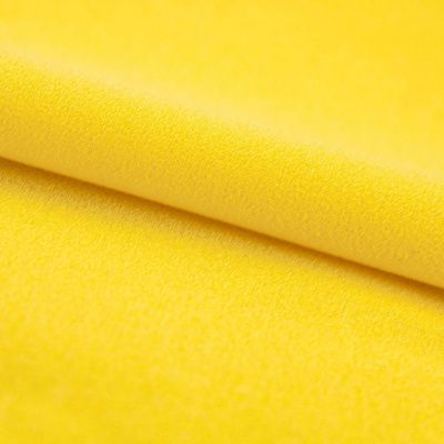 Креп стрейч Амузен 12-0752, 85 гр/м2, шир.150см, цвет жёлтый - купить в Великих Луках. Цена 194.07 руб.