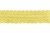 Тесьма кружевная 0621-1212А, шир. 45 мм/уп. 20+/-1 м, цвет 017-жёлтый - купить в Великих Луках. Цена: 1 033.32 руб.